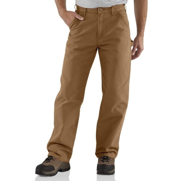Carhartt Other - Carhartt Pants Mens 44x36 Brown Relaxed Duck Carpenter Utility Workwear B11-BRN